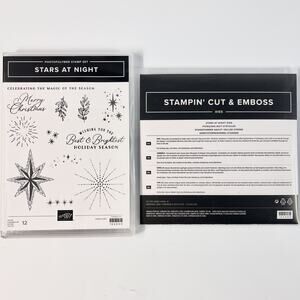 Stampin' Up! Stars At Night Photopolymer Stamp Set & Stampin' Cut & Emboss Dies